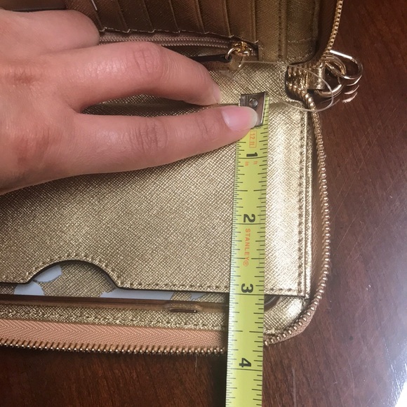 Michael Kors gold wristlet wallet - Picture 6 of 6
